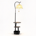 Customizable Artisan Floor Lamps | Sculptural, Vintage Pleated & Lotus Designs