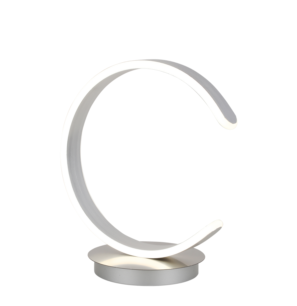 Minimalist Halo C-Shaped LED Table Lamp for Modern Bedroom & Home Office
