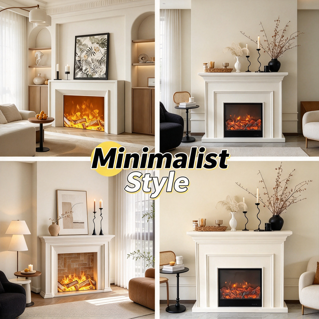 Bespoke Architectural Faux Fireplaces | Tailored Mantels & Simulated LED Flames