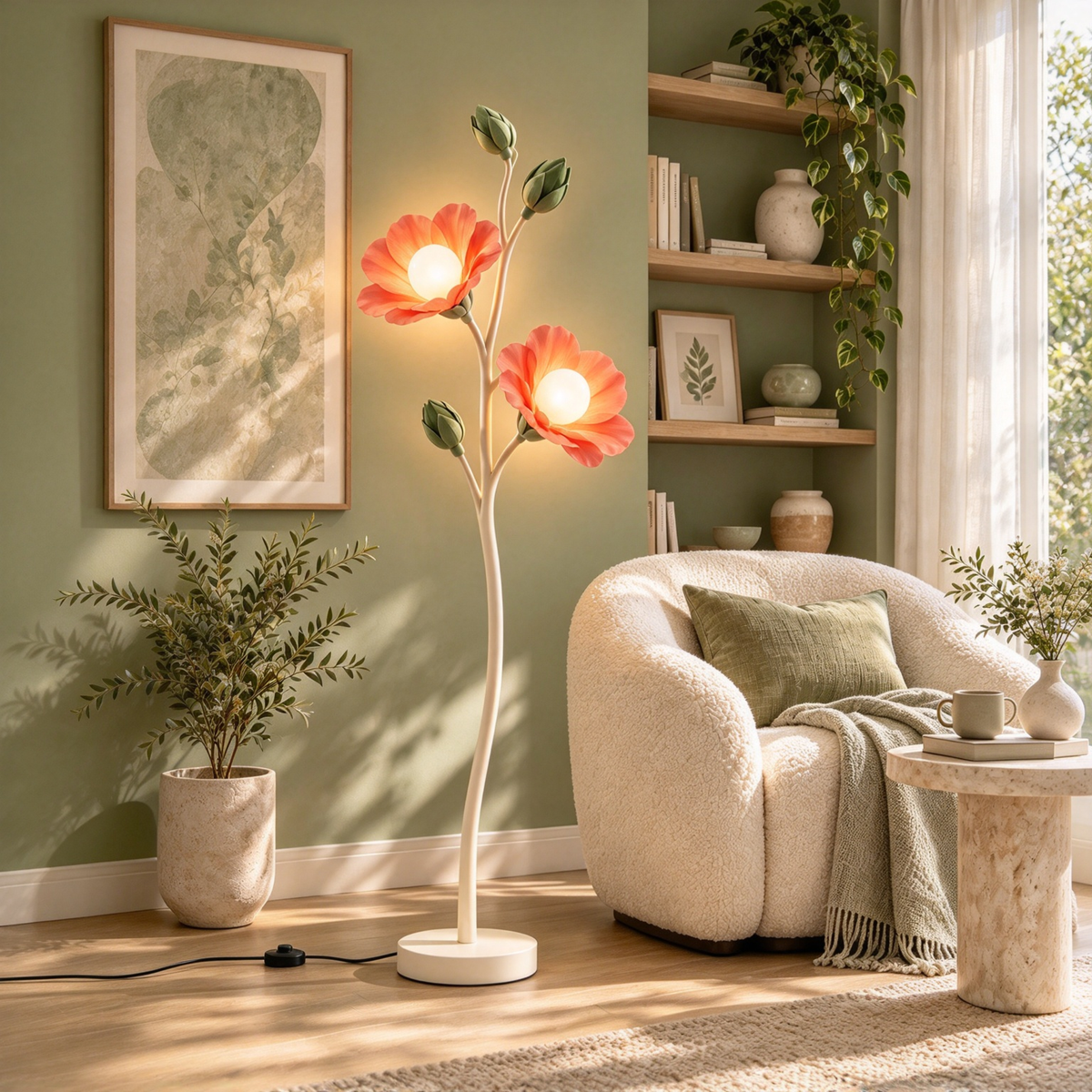 The Enchanted Flora Floor Lamp | Soft Ambient LED Standing Light