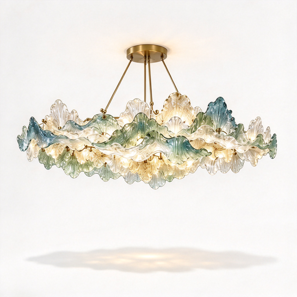 The Botanical Art Glass Collection: Nature-Inspired Luxury Chandeliers