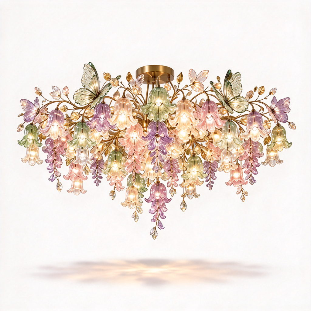The Botanical Art Glass Collection: Nature-Inspired Luxury Chandeliers